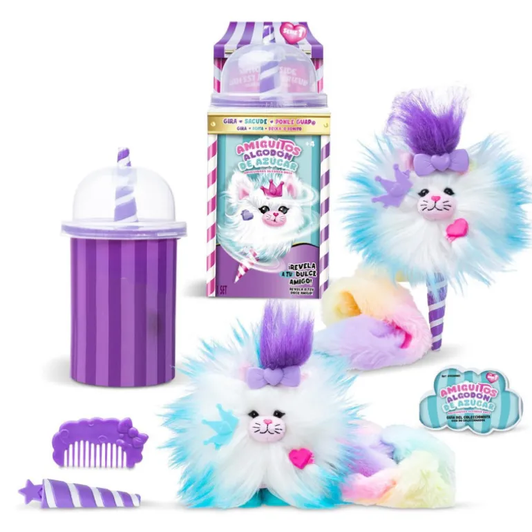 Amiguitos Algodón de Azúcar Peluche con Accesorios Varios Modelos