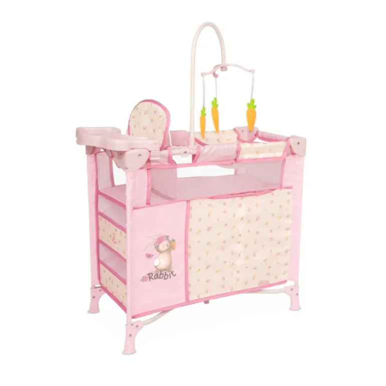 Armario Cambiador de Muñecas Plegable con Accesorios Rabbit