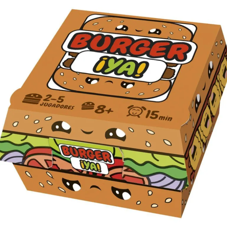 Asmodee Burguer ¡Ya! Juego de Mesa