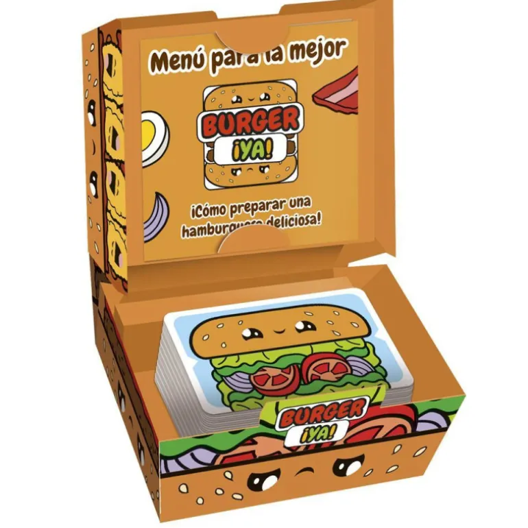 Asmodee Burguer ¡Ya! Juego de Mesa