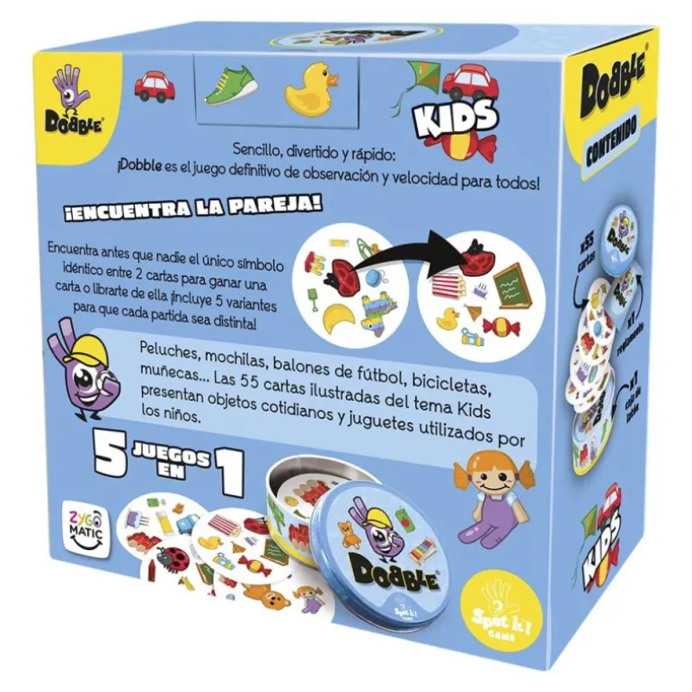 Asmodee Dobble Kids Juego de Cartas