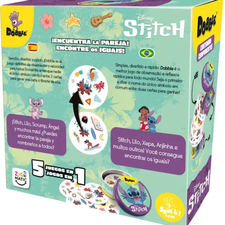 Asmodee Dobble Lilo y Stitch Juego de Mesa