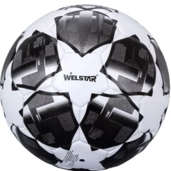 Balón de Fútbol Gris y Blanco Talla 5