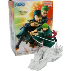 Banpresto One Piece Senkozekkei Figura Roronoa Zoro Egghead Ver.