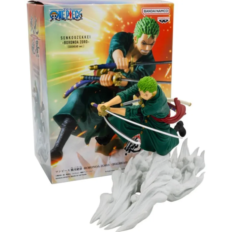Banpresto One Piece Senkozekkei Figura Roronoa Zoro Egghead Ver.