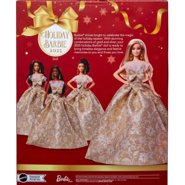 Barbie Colección 2025 Holiday Doll Muñeca Rubia