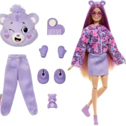 Barbie Cutie Reveal Care Bears Muñeca Generosa y Accesorios