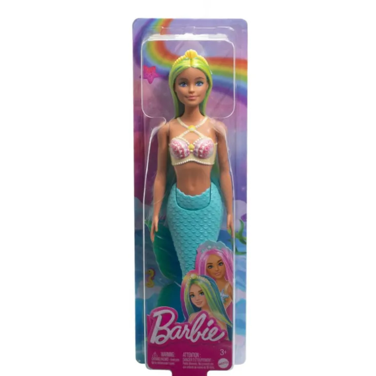 Barbie Muñeca Sirena con Cola Rígida Varios Modelos
