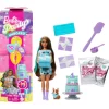 Barbie Party Unboxed Muñeca Azul con 10 Sorpresas