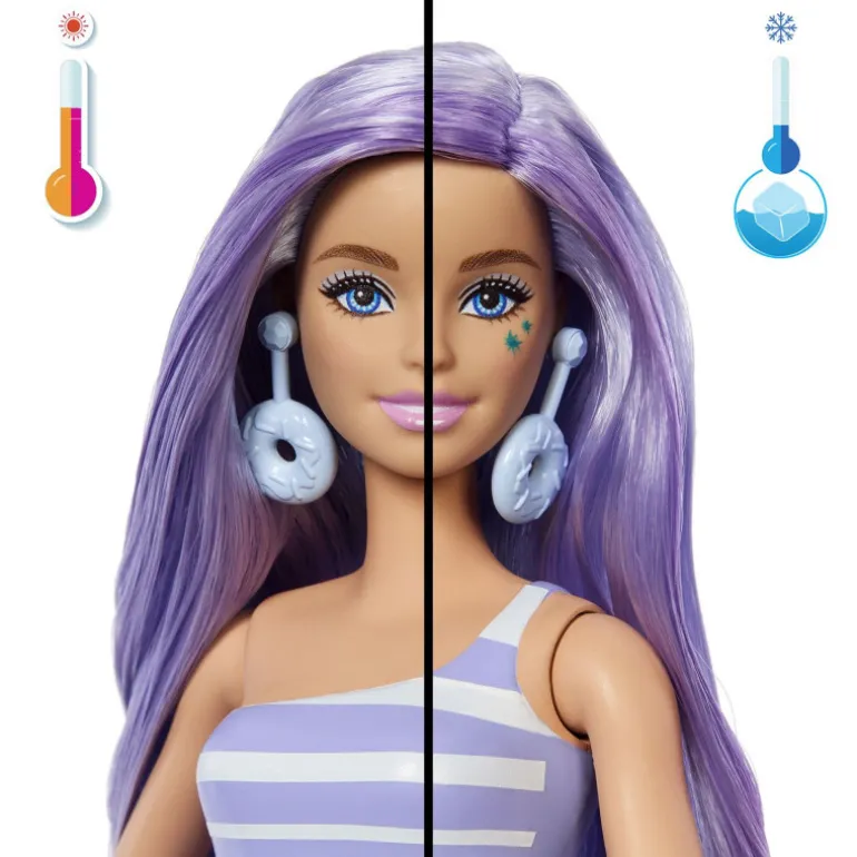 Barbie Pop Reveal Colección Dulces Muñeca Donut Dreams y Mascota