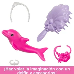 Barbie un Toque de Magia Malibú Sirena Cambia De Color