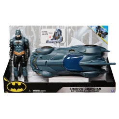 Batman Shadow Guardian Batmóvil y Figura de Batman 30 cm