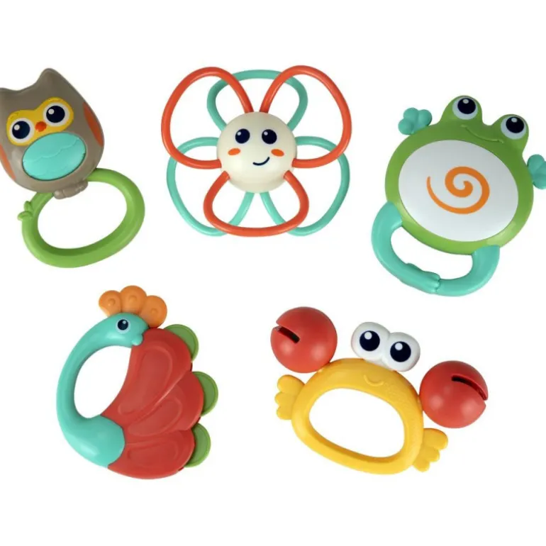 Bebé Vip 5 Sonajeros Divertidos