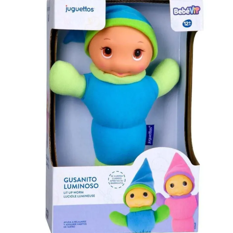 Bebé Vip Gusanito Luminoso Azul