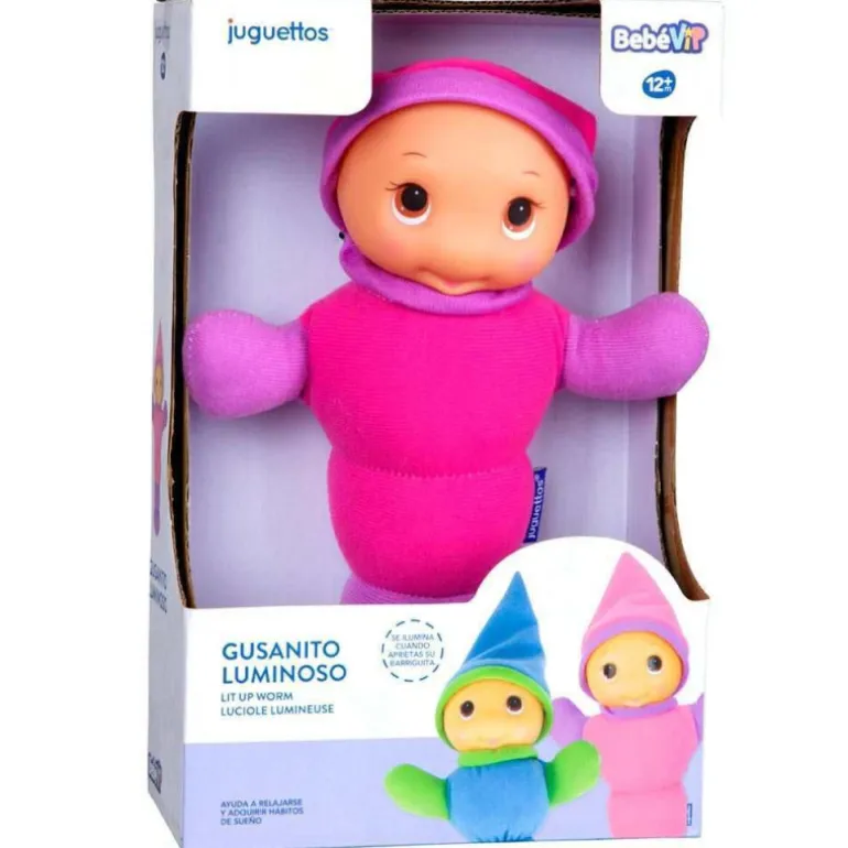 Bebé Vip Gusanito Luminoso Rosa