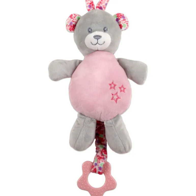 Bebé Vip Osito Blandito Musical Rosa