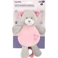 Bebé Vip Osito Blandito Musical Rosa