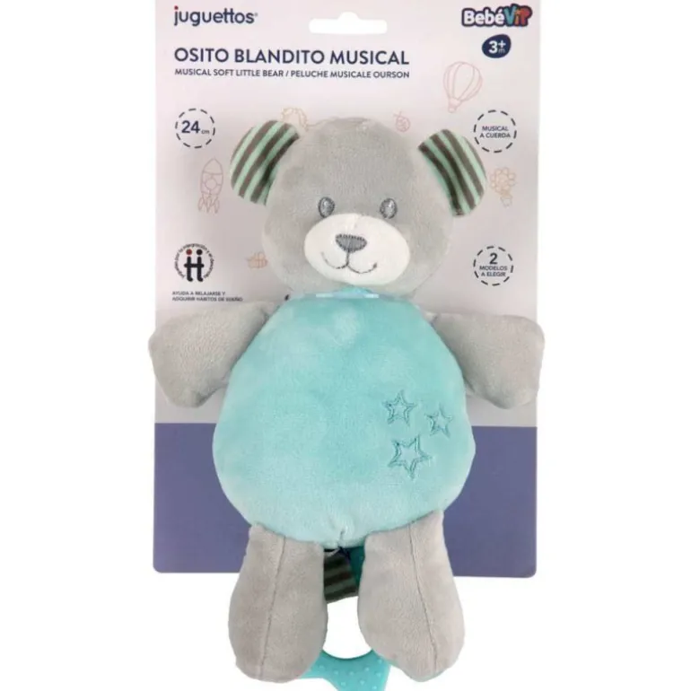 Bebé Vip Osito Blandito Musical Azul