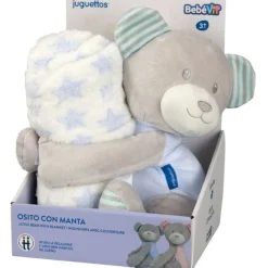 Bebé Vip Osito con Manta Azul