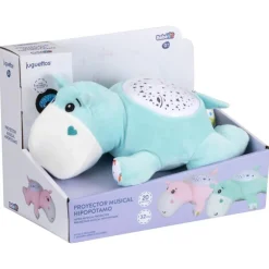 Bebé Vip Proyector Musical Hipopótamo Azul