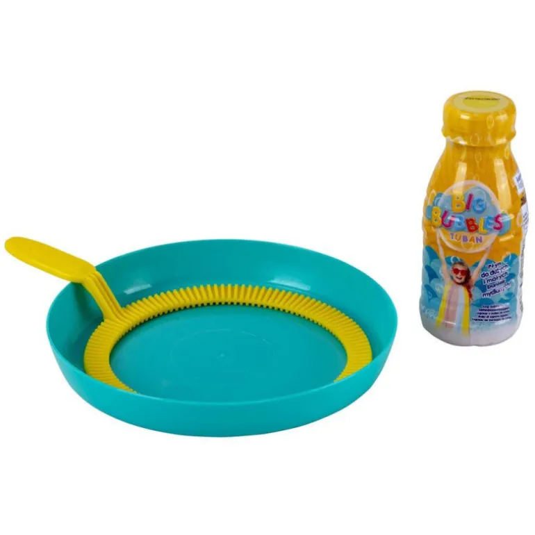 Big Bubles Set Plato Anillo y Líquido de Burbujas 250 ml