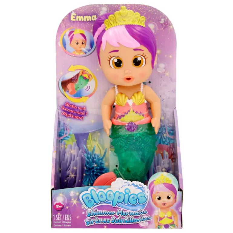Bloopies Shimmer Mermaids Wave 2 Muñeca Emma