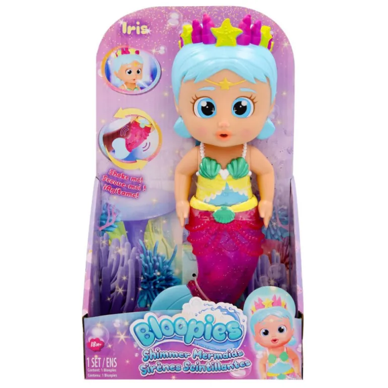 Bloopies Shimmer Mermaids Wave 2 Muñeca Iris
