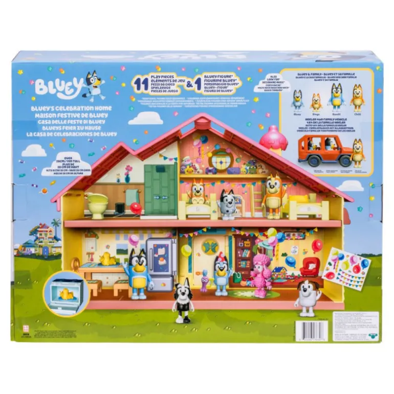 Bluey Casa de Cumpleaños Playset