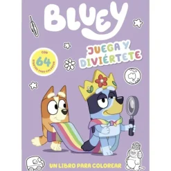 Bluey Juega y Diviértete Un Libro para Colorear