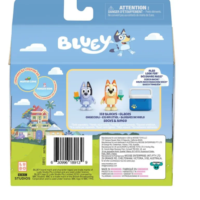 Bluey Let's Play Chef Pack Figuras y Accesorios Varios Modelos