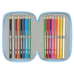 Bluey Let's Play Plumier Triple 37 Piezas