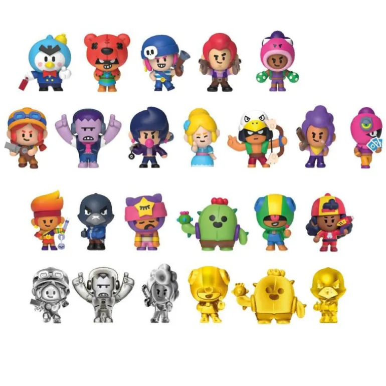 Brawl Stars Pack 5 Figuras en Blister Varios Modelos
