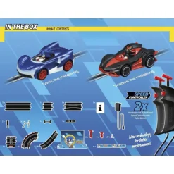 Carrera Go!!! Sonic The Hedgehog Circuito con Coche de Sonic y Shadow