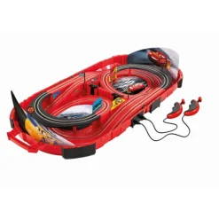 Carrera Speed Arena Disney Pixar Cars Race in a Case Rayo Mcqueen Vs. Cruz Ramirez Maletín Transportable con Pista