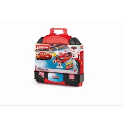 Carrera Speed Arena Disney Pixar Cars Race in a Case Rayo Mcqueen Vs. Cruz Ramirez Maletín Transportable con Pista