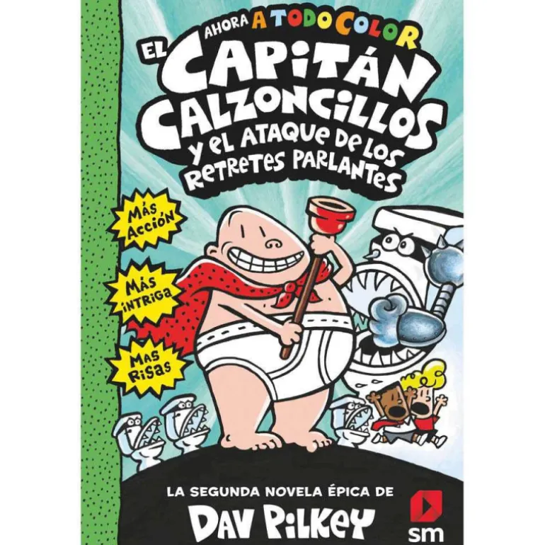 Cartoné 2. El Capitán Calzoncillos y el Ataque de los Retretes Parlantes