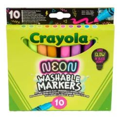 Crayola 10 Rotuladores Maxi Punta Efecto Neón