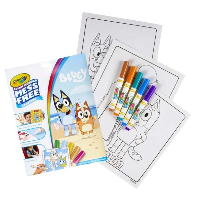 Crayola Color Wonder Colorea sin Manchas Bluey