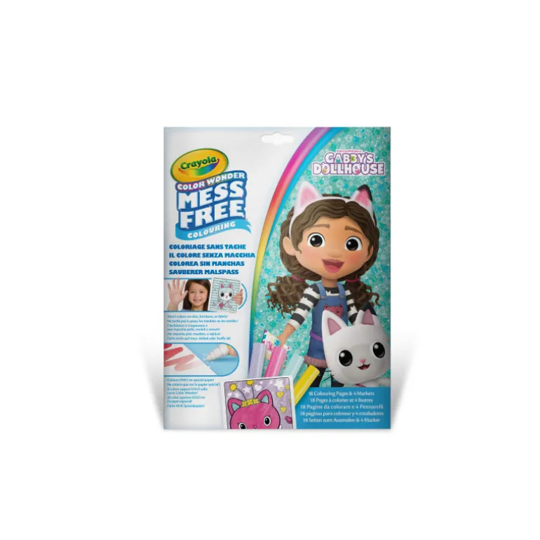 Crayola Color Wonder Colorea sin Manchas La Casa de Muñecas de Gabby