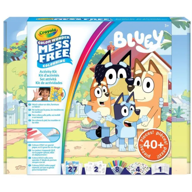 Crayola Colorea Sin Manchas Súper Set Bluey