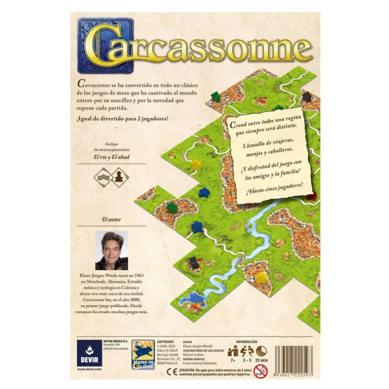 Devir Carcassonne Juego de Mesa