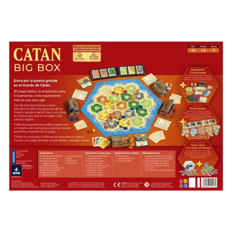 Devir Catan Big Box Juego de Mesa