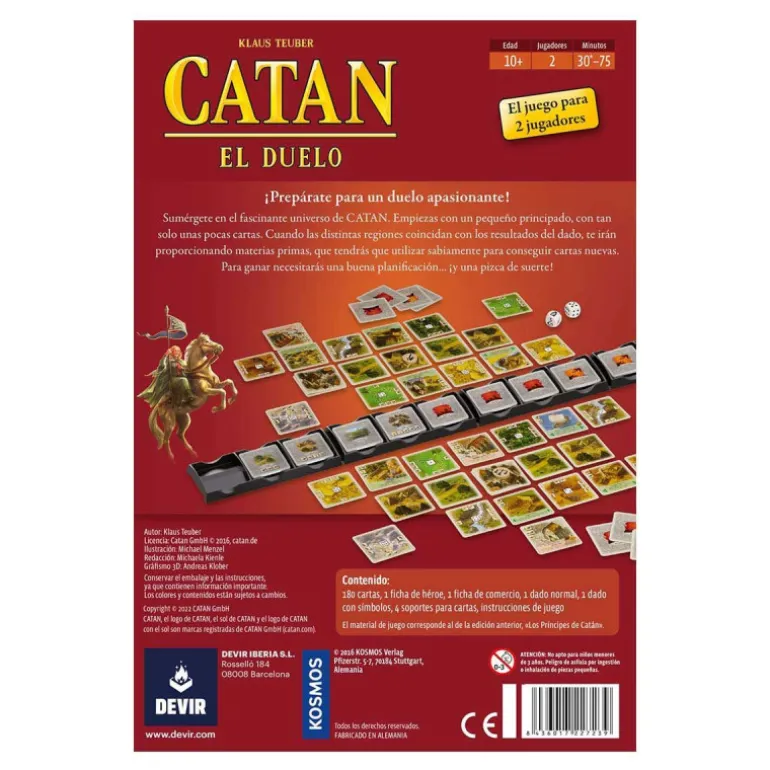 Devir Catan Duelo Juego de Mesa