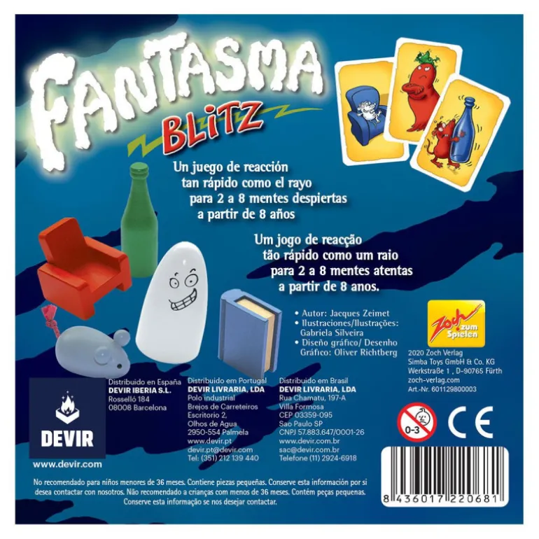 Devir Fantasma Blitz Juego de Mesa