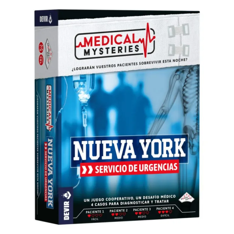 Devir Medical Mysteries Nueva York Servicio de Urgencias Juego de Mesa