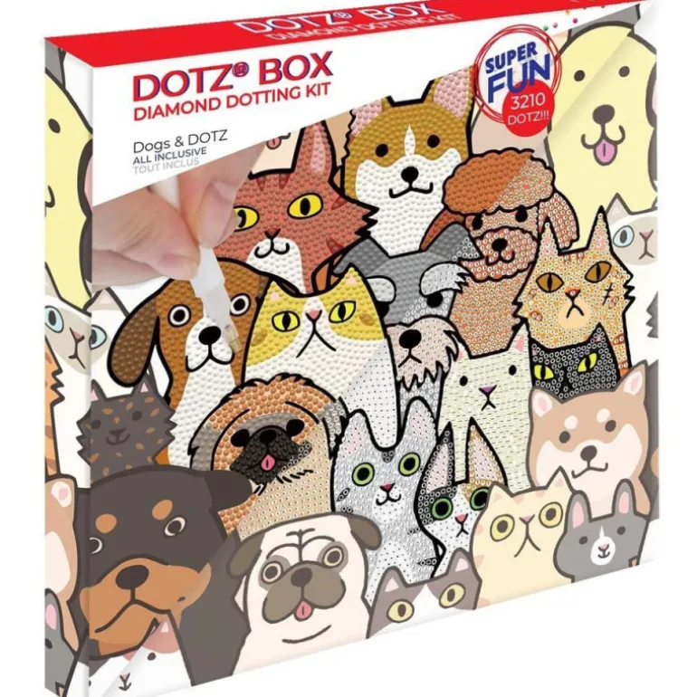 Diamond Dotz Dogs & Dotz Cuadro de Diamantes 5D
