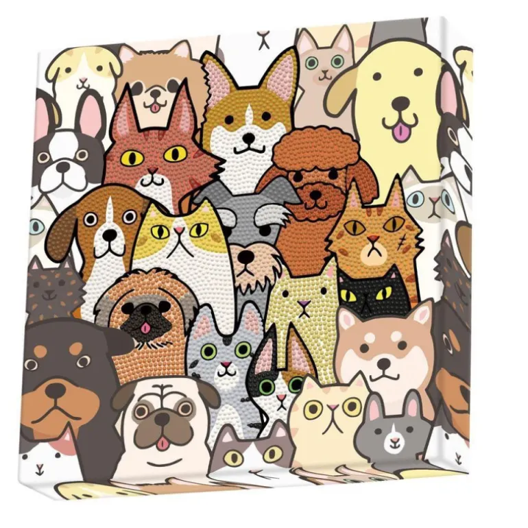 Diamond Dotz Dogs & Dotz Cuadro de Diamantes 5D