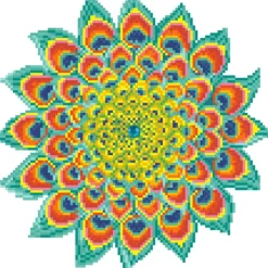 Diamond Dotz Peacock Mandala
