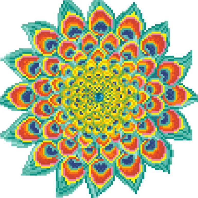 Diamond Dotz Peacock Mandala