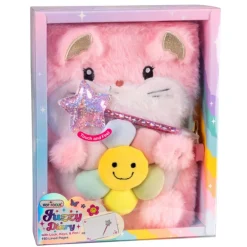 Diario de Peluche con Candado y Bolígrafo